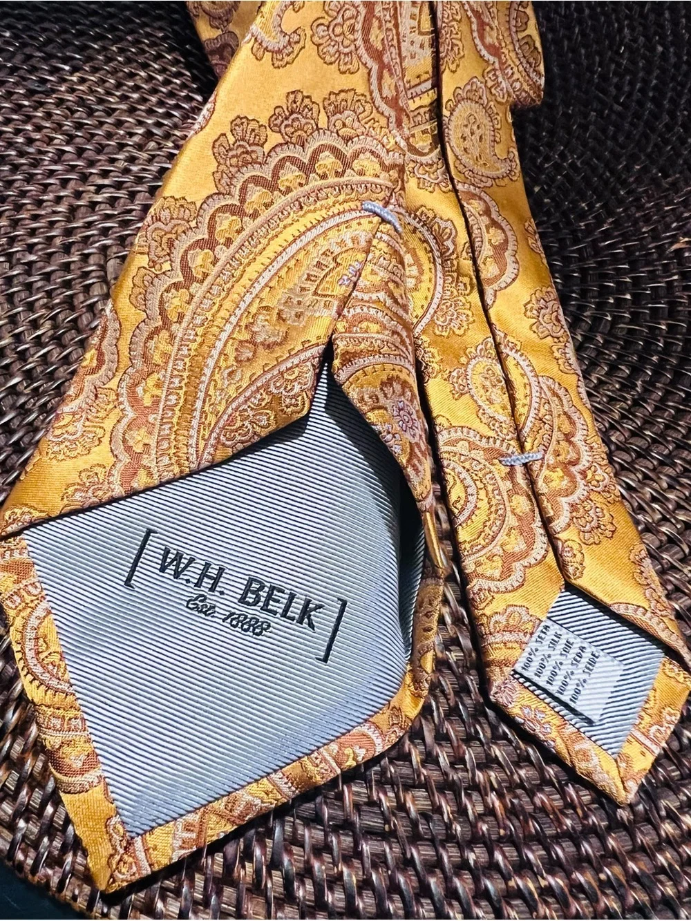 W.H. Belk Silk Tie